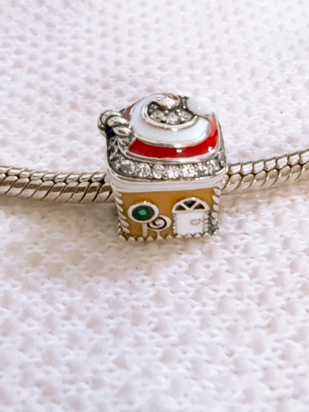 Gingerbread House Festive Charm For Pandora Bracelet
